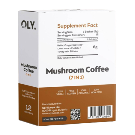 Mushroom Coffee (7 in 1), OLY, 120 servings [1]
