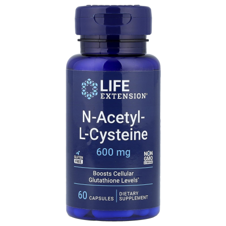 N-Acetyl L-Cysteine (NAC), 600 mg, Life Extension, 60 capsule