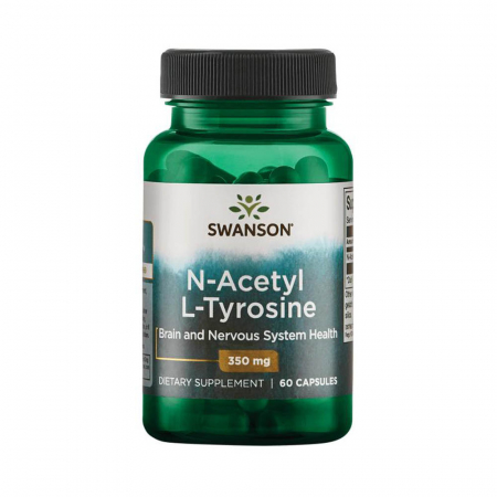 N-Acetyl L-Tyrosine (Tirozina), 350mg, Swanson, 60 capsule SW1408