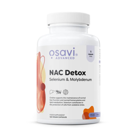 Osavi - NAC Detox, Selenium & Molybdenum, Osavi, 120 capsule