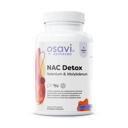 Osavi - NAC Detox, Selenium & Molybdenum, Osavi, 60 capsule