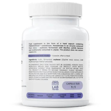 Nattokinase 100 mg, Osavi, 60 capsules [1]