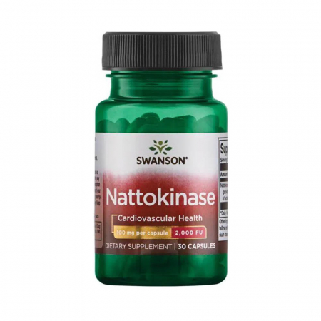 Nattokinase 2000 FU, 100 mg, Swanson, 30 capsule SWU419