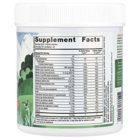 Nordic Berries, Multivitamin Gummies, Nordic Naturals, 120 jeleuri [1]