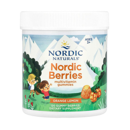 Nordic Naturals - Nordic Berries, Multivitamin Gummies, Nordic Naturals, 120 Gummy