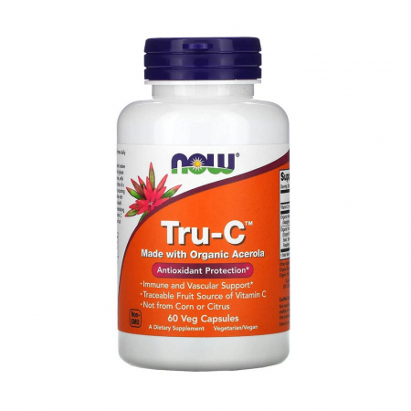 Acid ascorbic - tru-c-with-acerola-now-foods