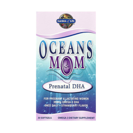 Garden of Life - Oceans Mom®, Prenatal DHA, 350 mg, Garden of Life, 30 softgels