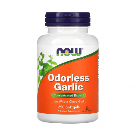 Suplimente de la A la Z - odorless-garlic-extract-now-foods