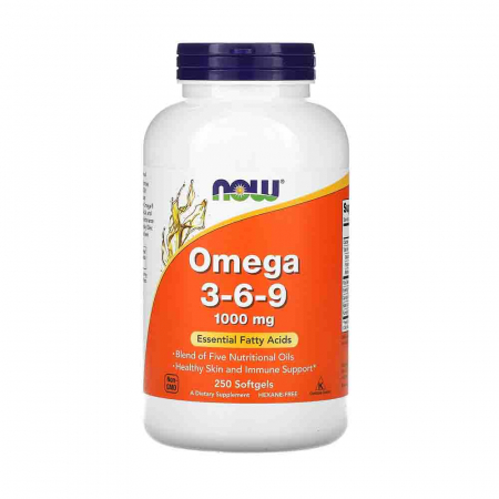 Omega 3-6-9, 1000mg, Now Foods, 250 softgels