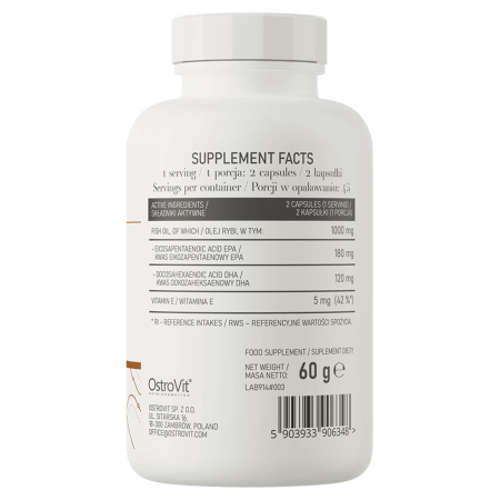 Omega 3 Easy to Swallow, OstroVit, 90 capsule [1]