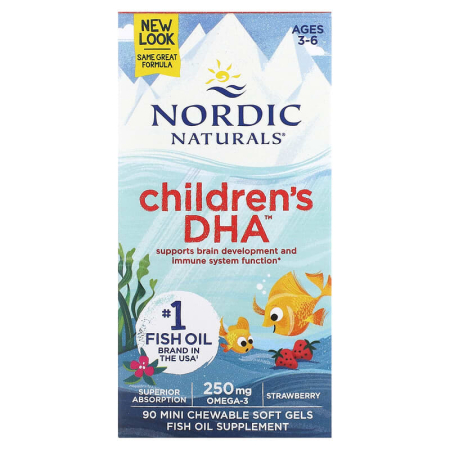 ACIZI GRASI - childrens-dha-nordic-naturals-mini-softgels