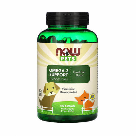 ACIZI GRASI - omega-3-support-for-dogs-cats-now-foods-pets