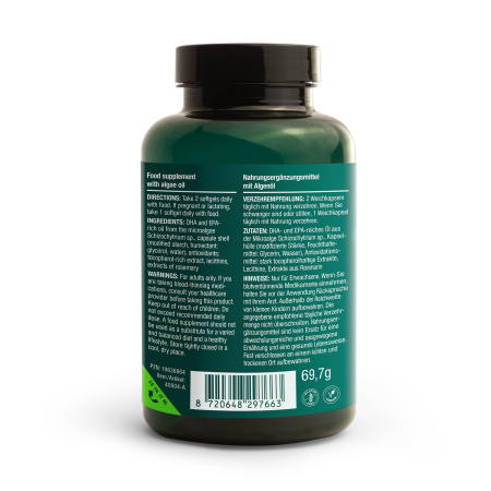 Omega-3 Vegan, Vitalized, 60 softgels [2]