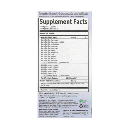 Once Daily Prenatal, Garden of Life, 30 capsule [1]