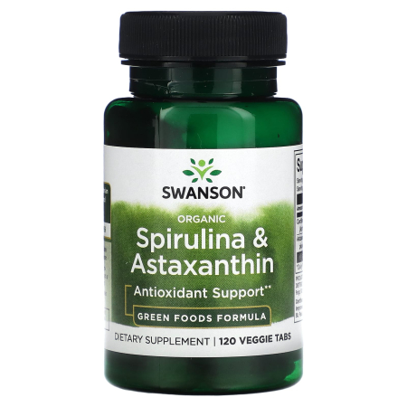 Supplements from A to Z - organic-spirulina-astaxanthin-swanson