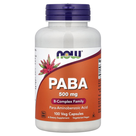 SANATATEA HEPATICA - paba-500mg-now-foods