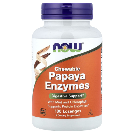 DETOXIFIERE SI SLABIRE - papaya-enzymes-now-foods