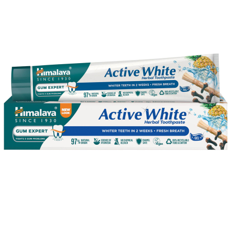 Himalaya - Pasta de Dinti Active White Gum Expert, Himalaya Herbal, 75 ml