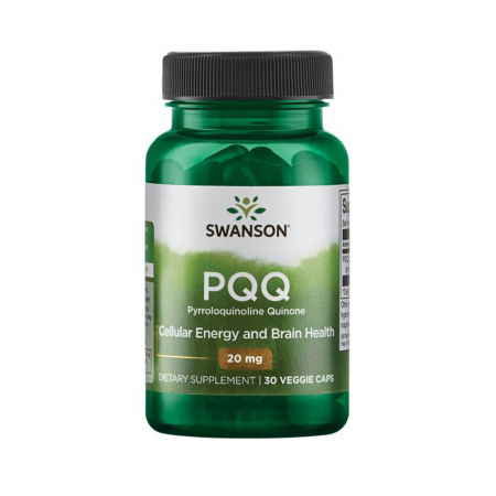 PQQ Pyrroloquinoline Quinone,20 mg, Swanson, 30 capsule SWU818