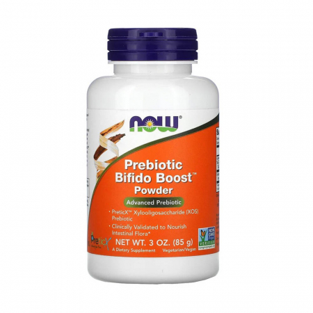 Prebiotic Bifido Boost Powder (XOS), Now Foods, 85g