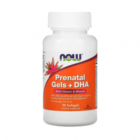 Multivitamine - prenatal-gels-dha-now-foods