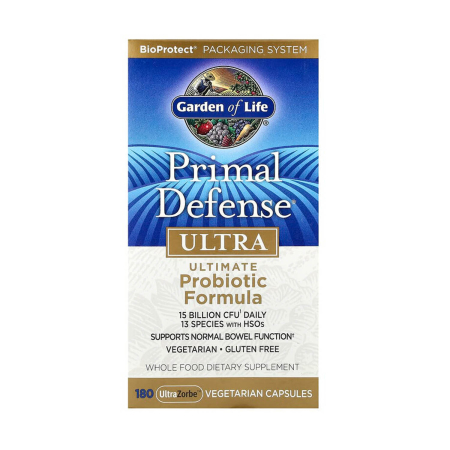 Garden of Life - Primal Defense®, Ultra, Ultimate Probiotic Formula, Garden of Life, 180 capsule