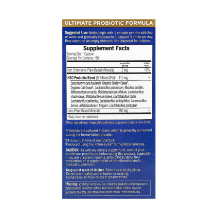 Primal Defense®, Ultra, Ultimate Probiotic Formula, Garden of Life, 180 capsule [1]