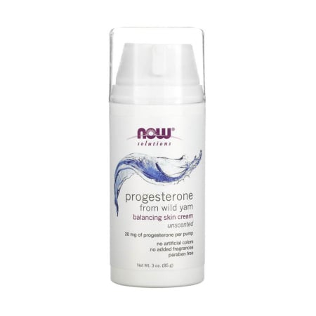 Now Foods - Progesterone from Wild Yam, Balancing Skin Cream, NOW Foods, 85 g