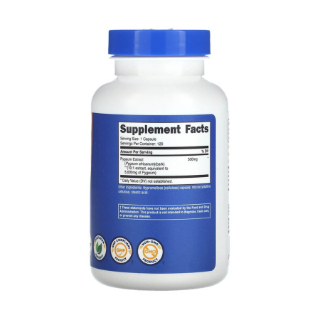 Pygeum Extract, 500 mg, Nutricost, 120 capsule [1]