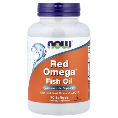 SANATATEA CREIERULUI - red-omega-red-yeast-rice-now-foods