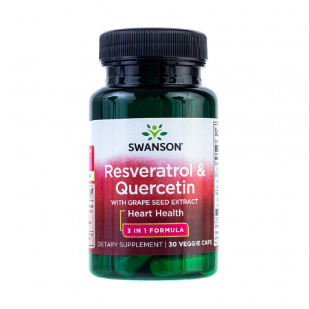 SANATATEA CREIERULUI - resveratrol-quercetin-swanson