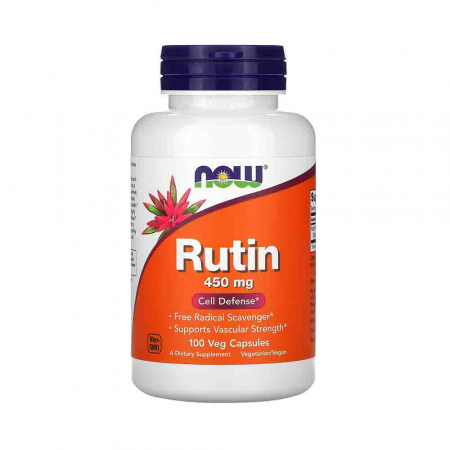 Rutin (Vitamina P), 450mg, Now Foods, 100 capsule