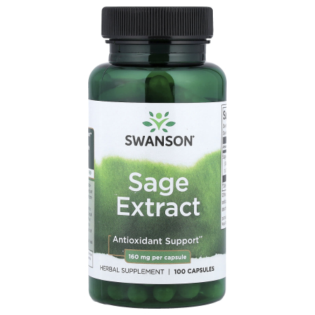 Swanson - Sage Extract, 160 mg, Swanson, 100 capsule SW1681