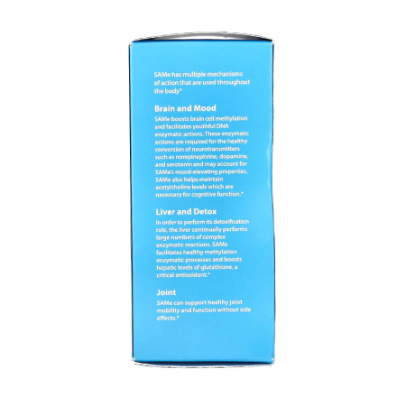 SAMe (S-Adenosyl-Methionine), 400 mg, Life Extension, 60 Enteric Coated Vegetarian Tablets [1]
