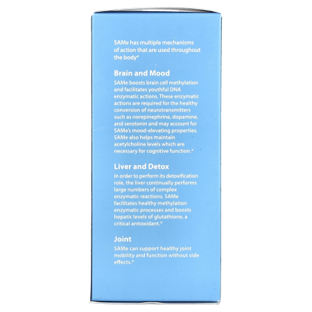 SAMe (S-Adenosyl-Methionine), 400 mg, Life Extension, 60 tablete [4]