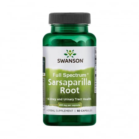 Sarsaparilla Root (Urinary Tract Health), 450 mg, Swanson, 60 capsule SW1404