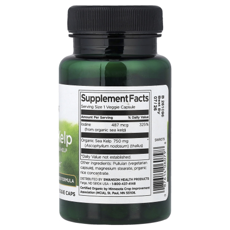 Scottish Kelp, Swanson, 30 capsules SWR079 [1]