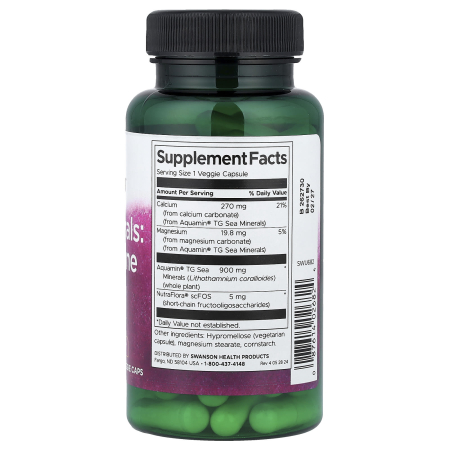 Sea Minerals, Red Marine Algae, Swanson, 60 capsules SWU682 [1]