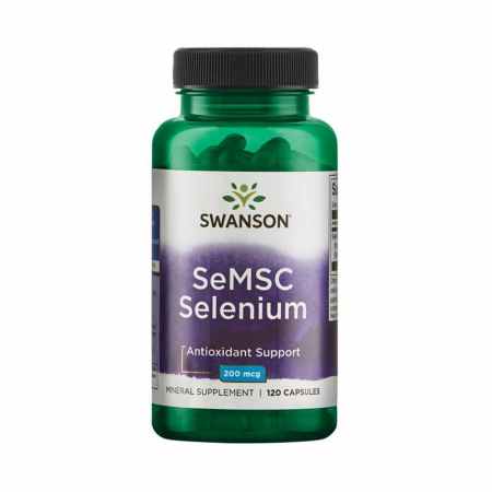 SeMSC Selenium (Metilselenocisteina), 200 mcg, Swanson, 120 capsule SWU171