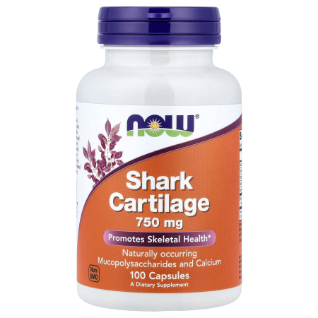 Now Foods - Shark Cartilage (Cartilaj de rechin), 750 mg, Now Foods, 100 capsule