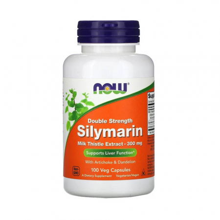 Silimarina Milk Thistle - silymarin-Milk-Thistle-300mg-now-foods