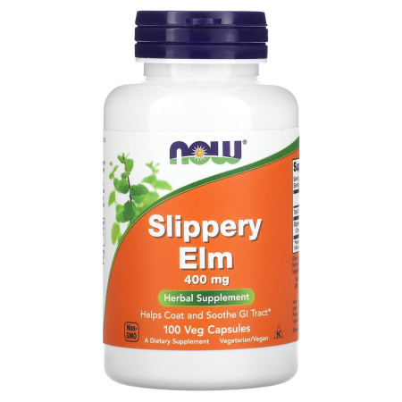 Supplements from A to Z - slippery-elm-400mg-now-foods