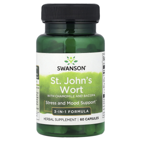 SANATATEA CREIERULUI - st-johns-wort-Chamomile-bacopa-swanson