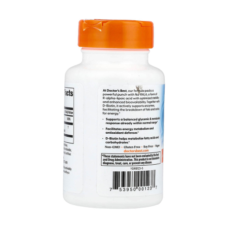 Stabilized R-Lipoic Acid, 100 mg, Doctor's Best, 60 capsules [2]