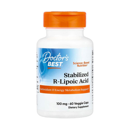 Doctor's Best - Stabilized R-Lipoic Acid, 100 mg, Doctor's Best, 60 capsule