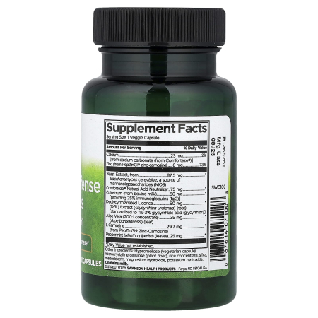 Stomach Defense Essentials, Swanson, 60 capsule SWC100 [1]