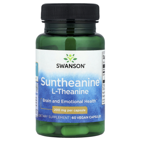 Swanson - Suntheanine® L-Theanine, 200 mg, Swanson, 60 capsule SWU816