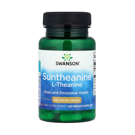 Swanson - Suntheanine® L-Theanine, 200 mg, Swanson, 60 capsules SWU816
