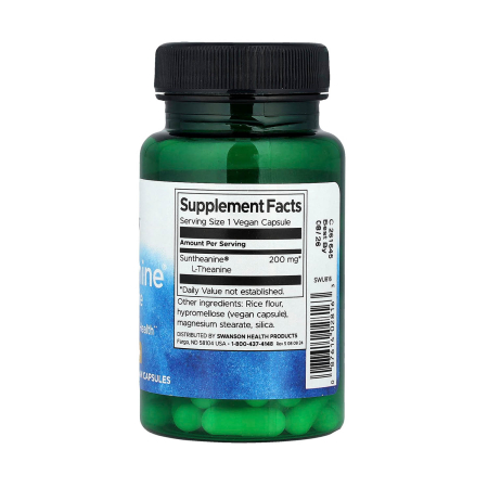 Suntheanine® L-Theanine, 200 mg, Swanson, 60 capsules SWU816 [1]