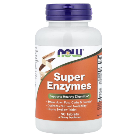 Complex Enzime - super-enzymes-now-foods-tablets